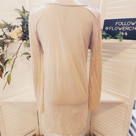 FREE PEOPLE VINTAGE EMBROIDERED TOP SIZE SMALL - Picture 4 of 7